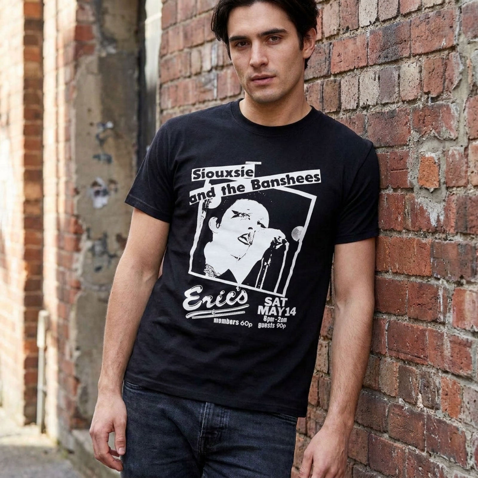 Siouxsie & The Banshees Unisex Premium Carbon T-Shirt: Eric's (Black)