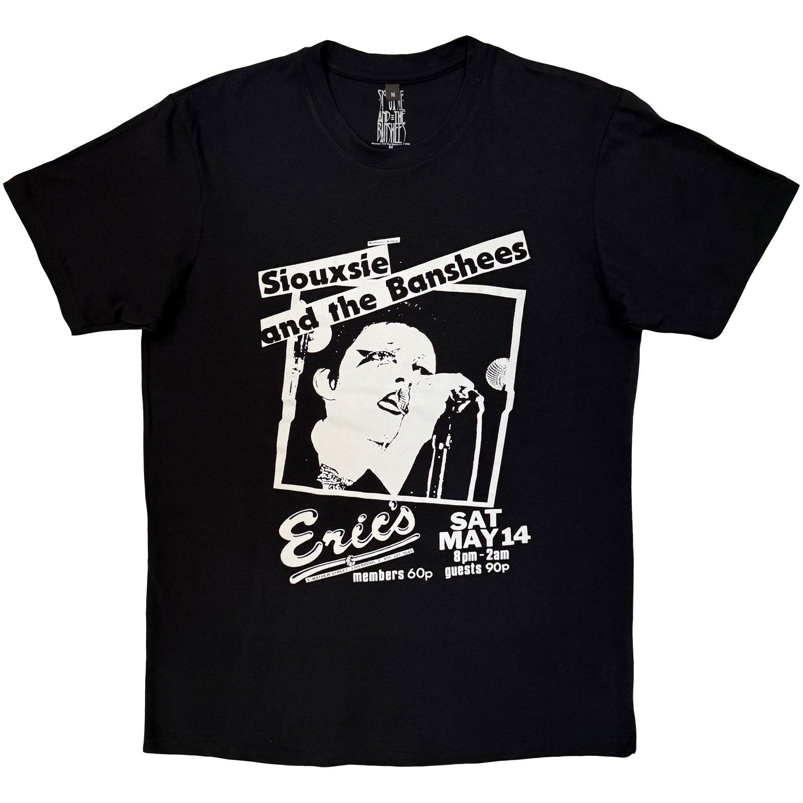 Siouxsie & The Banshees Unisex Premium Carbon T-Shirt: Eric's (Black)