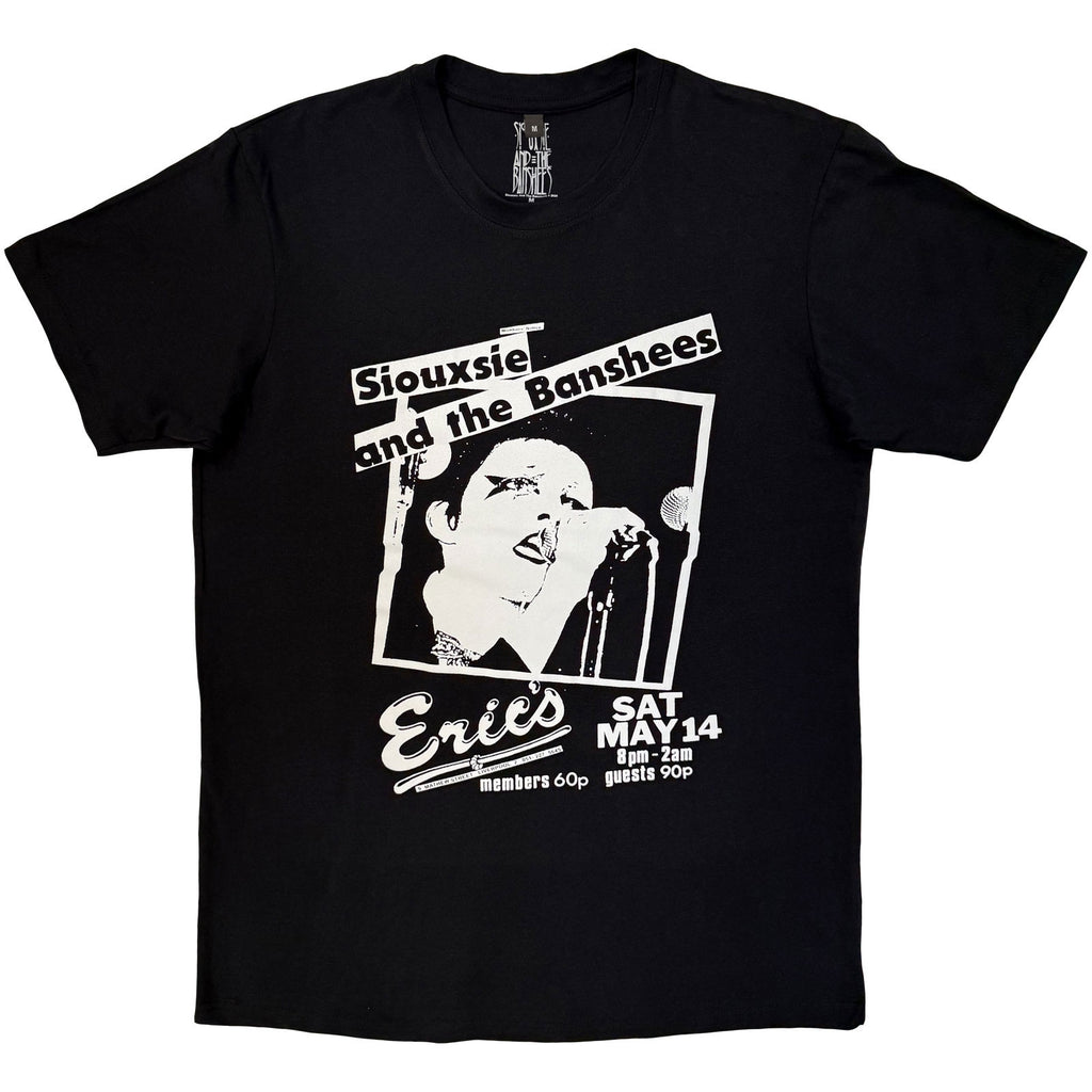 Siouxsie & The Banshees Unisex Premium Carbon T-Shirt: Eric's (Black)