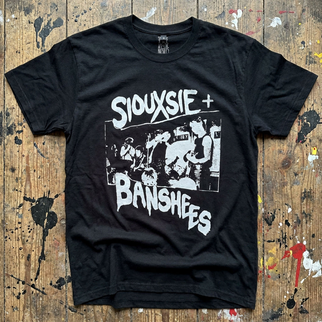 Siouxsie & The Banshees Unisex Premium Carbon T-Shirt: Live! (Black)