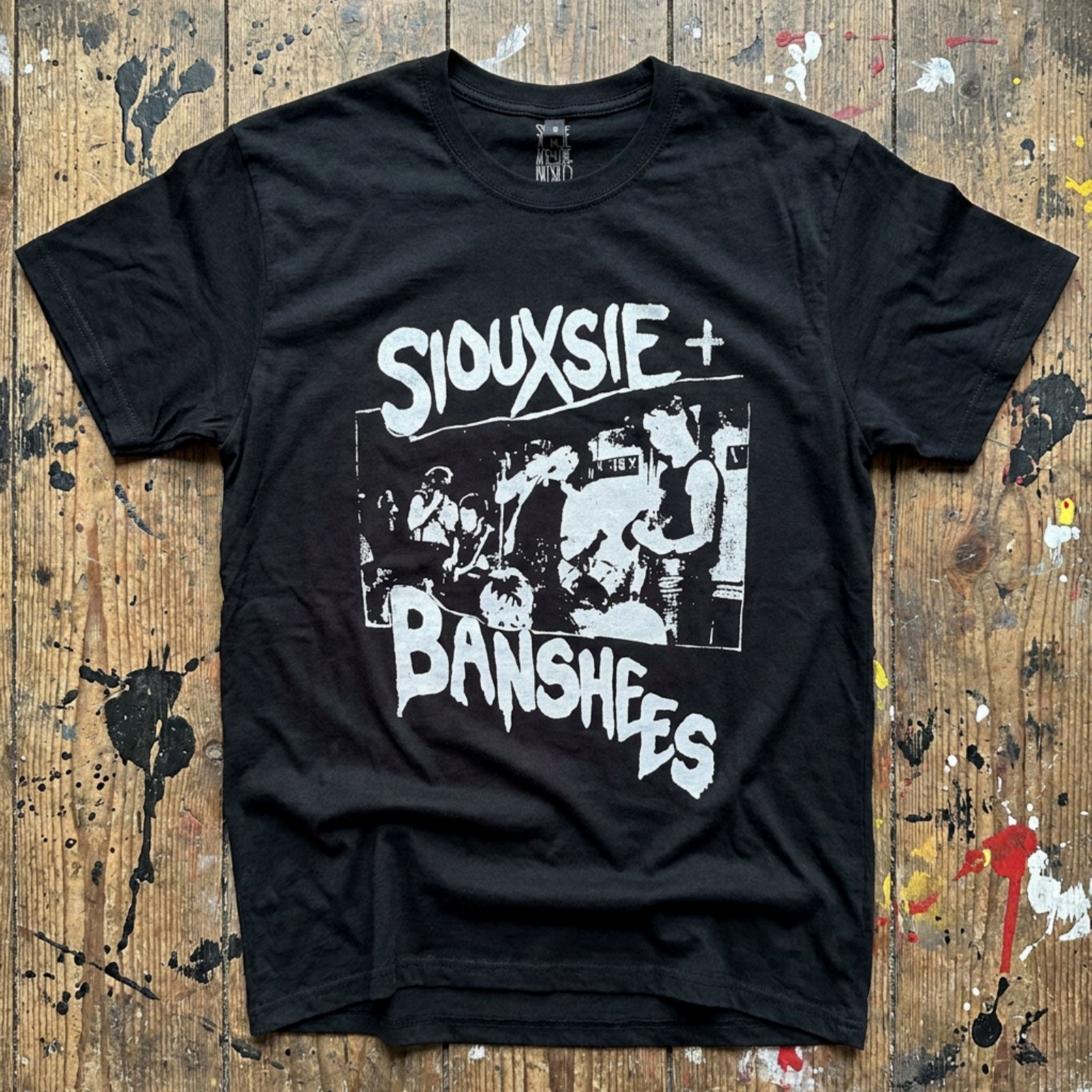 Siouxsie & The Banshees Unisex Premium Carbon T-Shirt: Live! (Black)