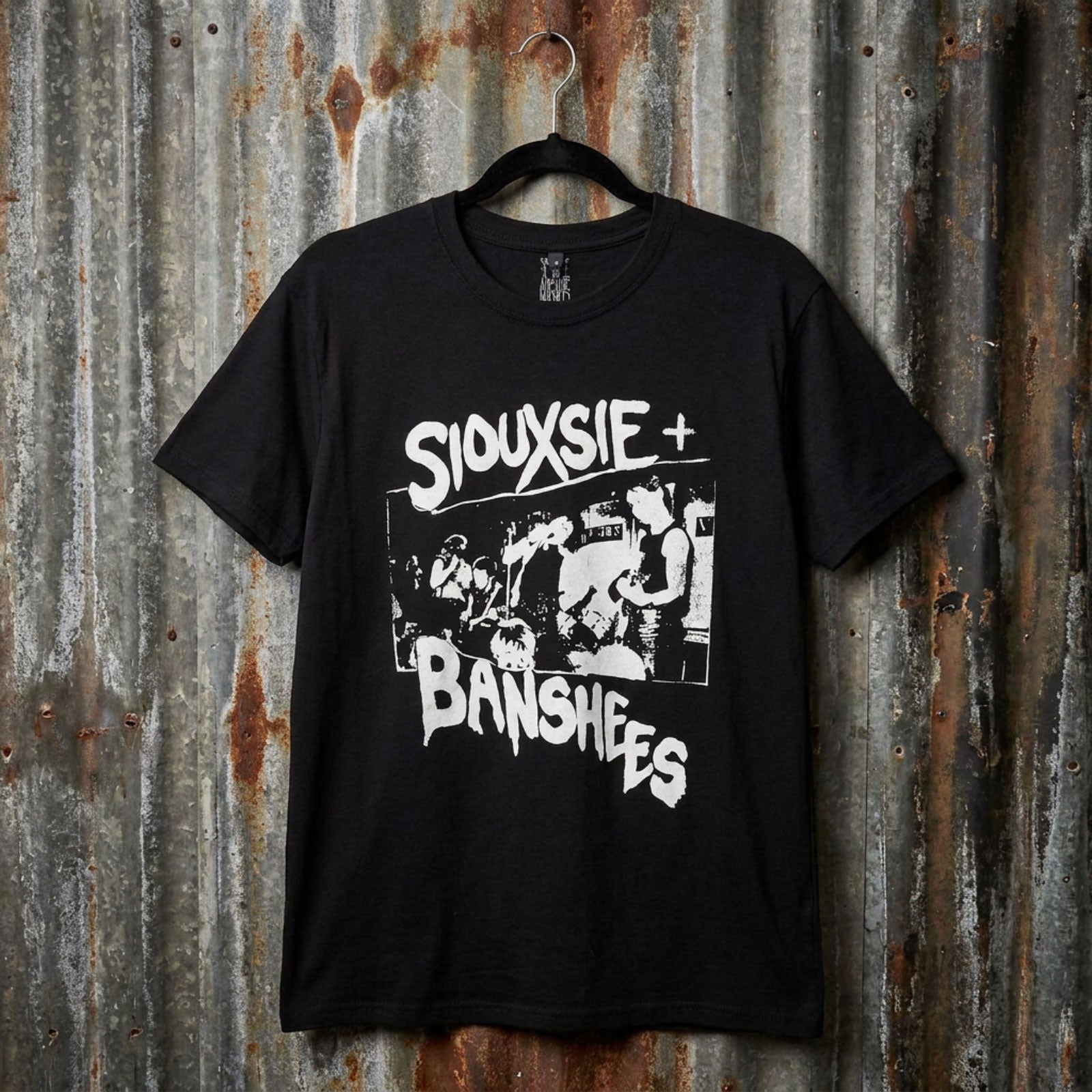 Siouxsie & The Banshees Unisex Premium Carbon T-Shirt: Live! (Black)