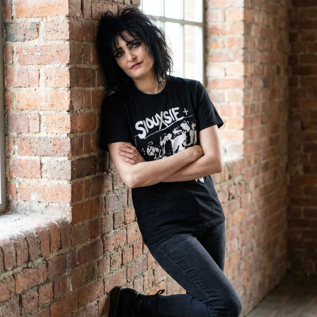 Siouxsie & The Banshees Unisex Premium Carbon T-Shirt: Live! (Black)