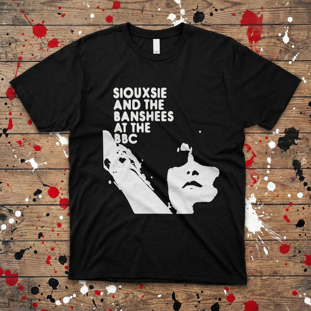 Siouxsie & The Banshees Unisex Premium Carbon T-Shirt: At The BBC (Black)