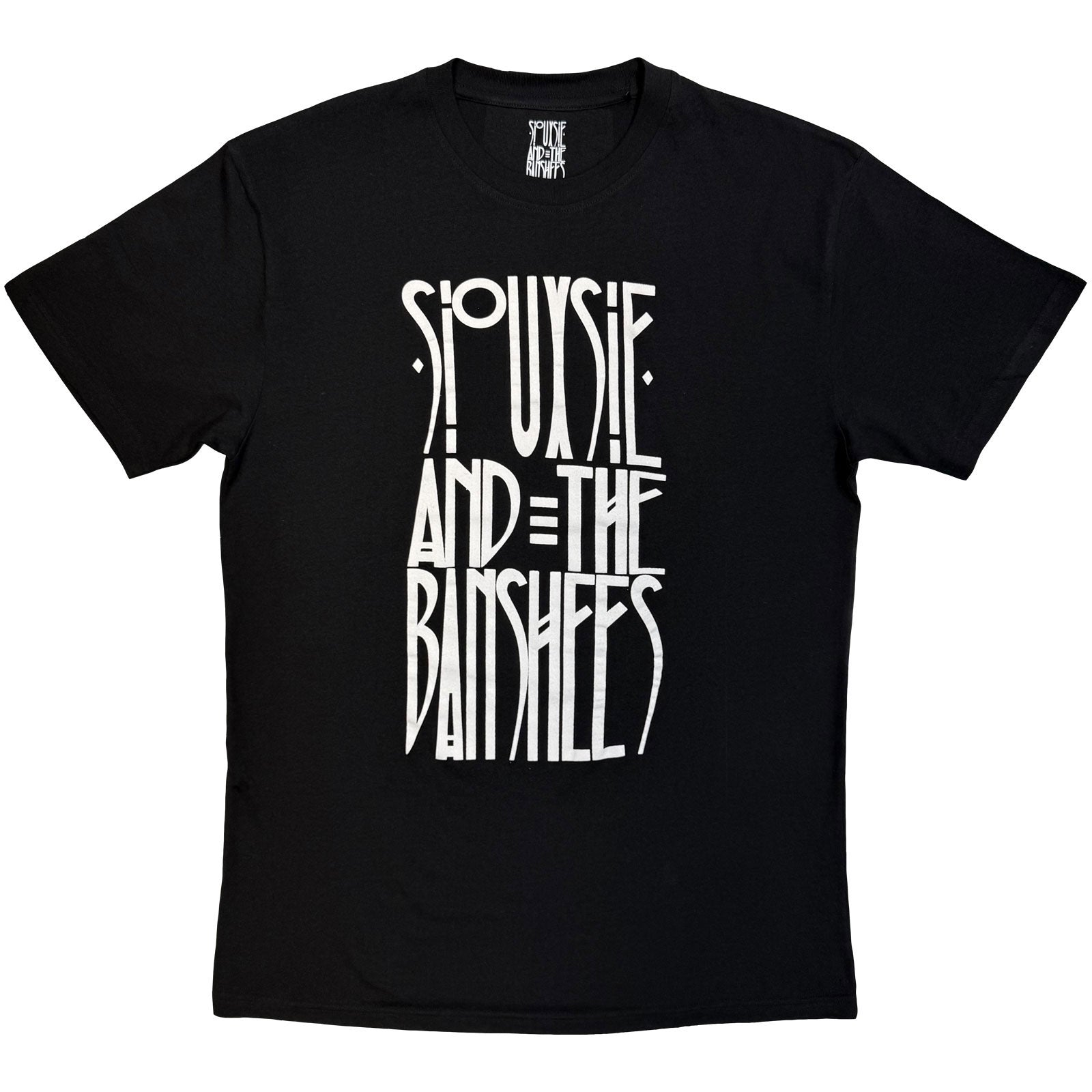 Siouxsie & The Banshees Unisex T-Shirt: Logo Mono (Black)