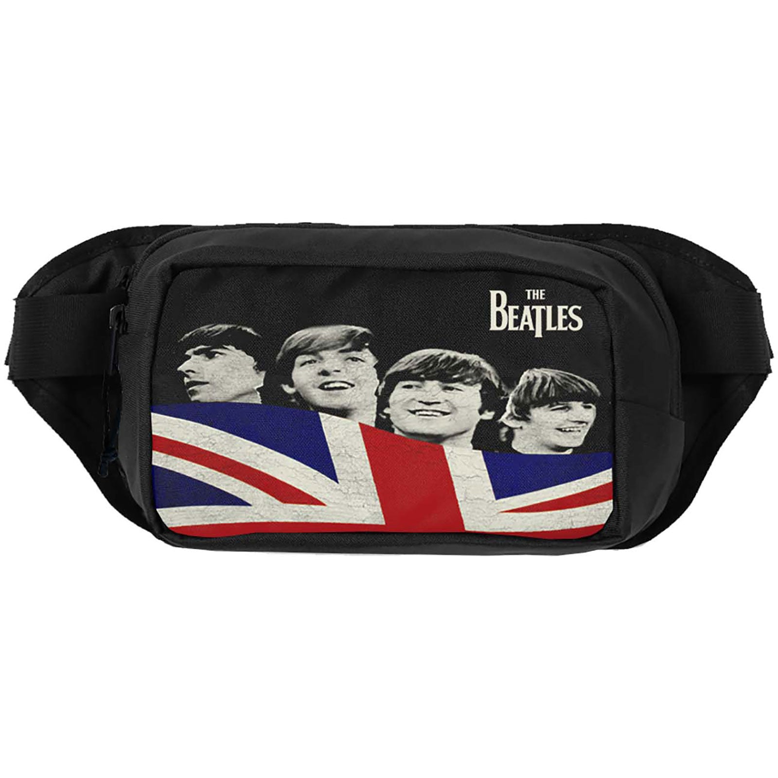 The Beatles Shoulder Bag: Let It Be Flag (Black)