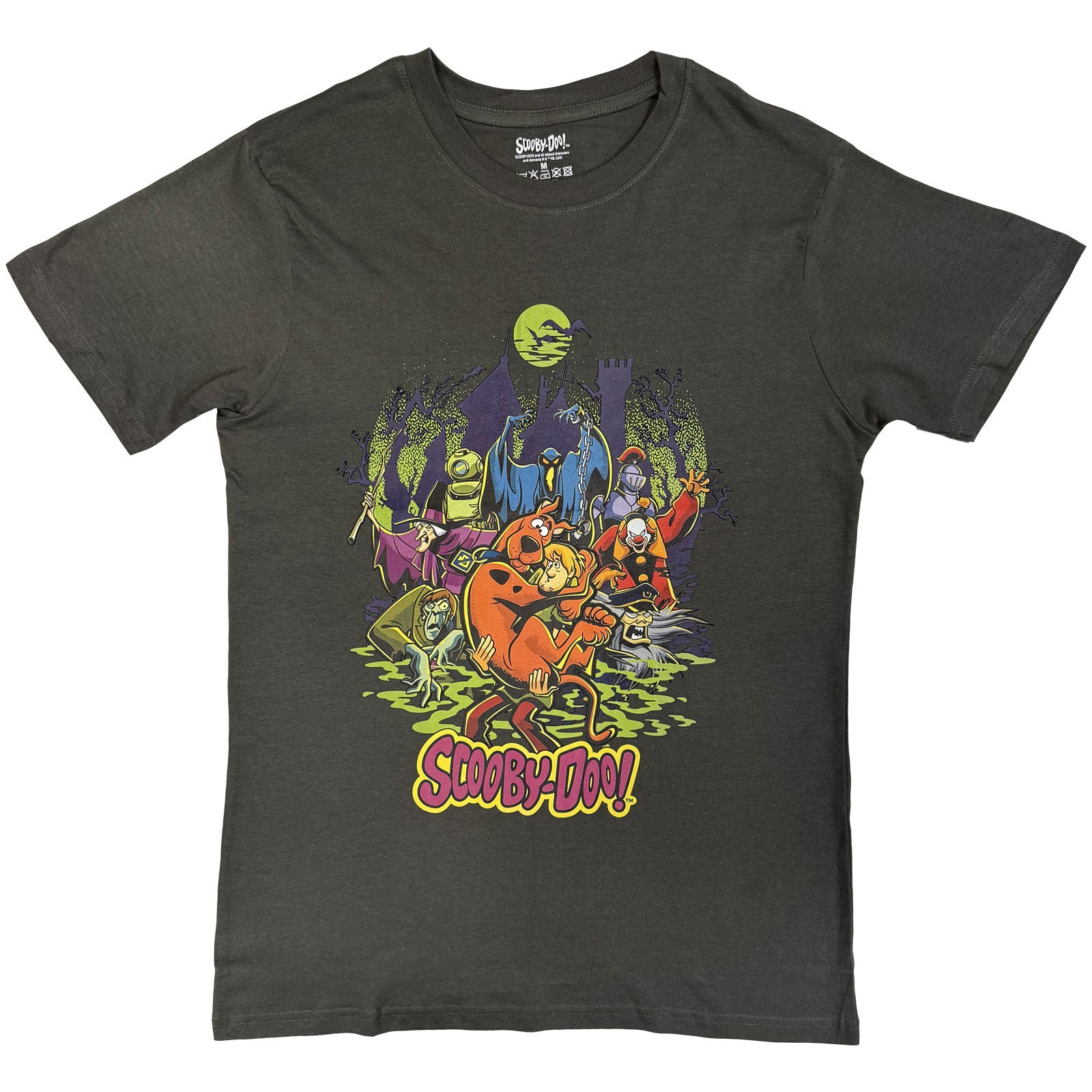 Scooby Doo Unisex T-Shirt: Zombies (Charcoal Grey)