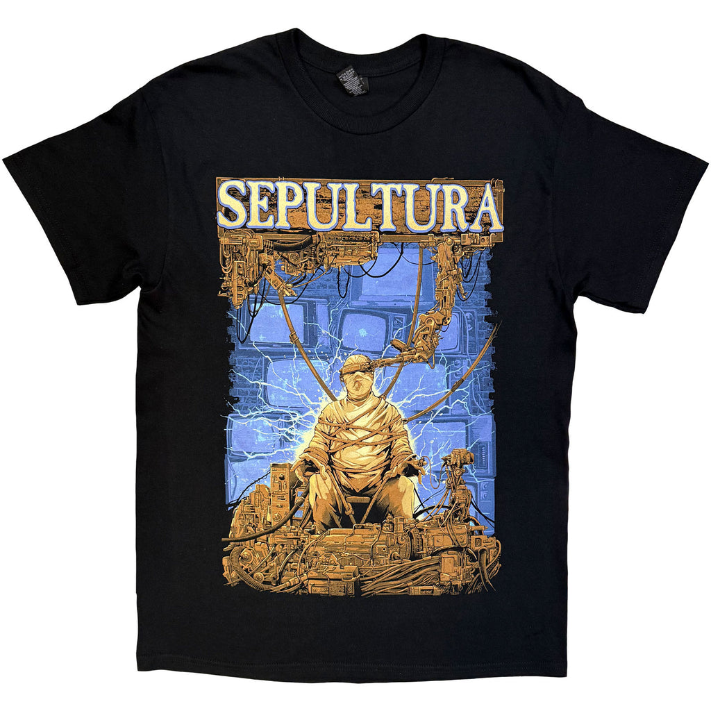 Sepultura Unisex T-Shirt: Chaos AD (Black) (Back Print)