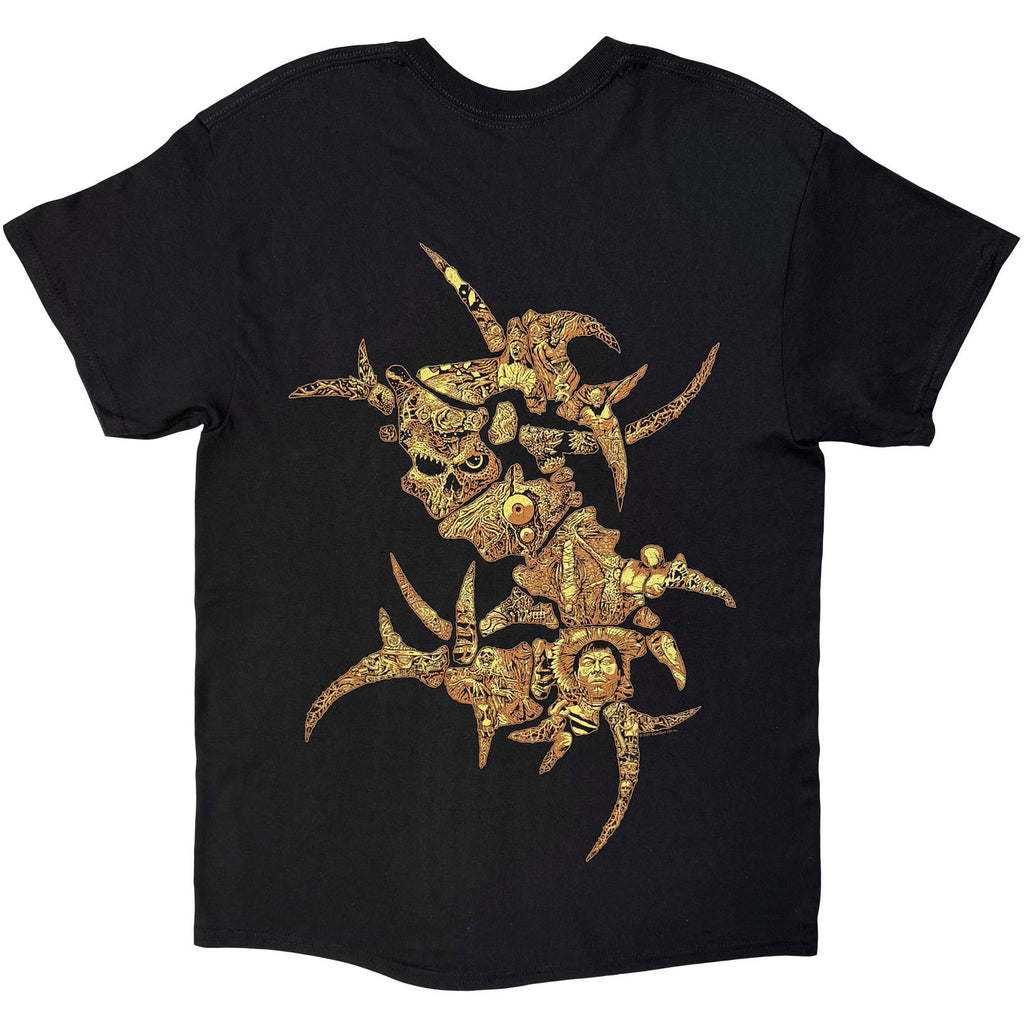 Sepultura Unisex T-Shirt: Discography (Black) (Back Print)