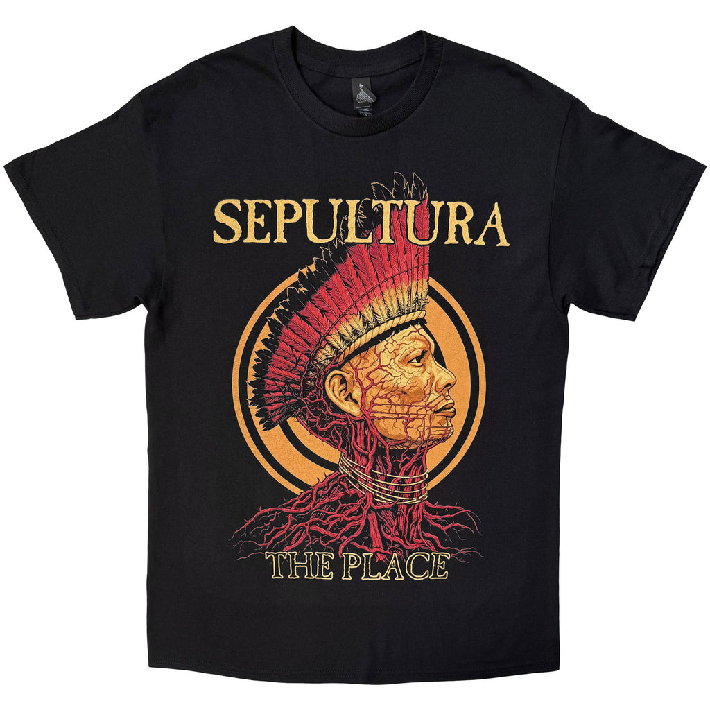Sepultura Unisex T-Shirt: The Place (Black) (Back Print)
