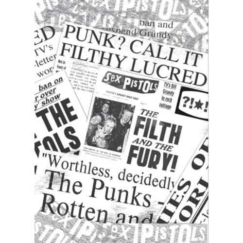 The Sex Pistols Postcard: Newspaper