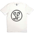 Small Faces Unisex T-Shirt: Logo (White)
