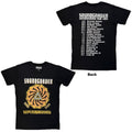 Soundgarden Unisex Premium Carbon T-Shirt: Superunknown Tour '94 (Black) (Back Print)