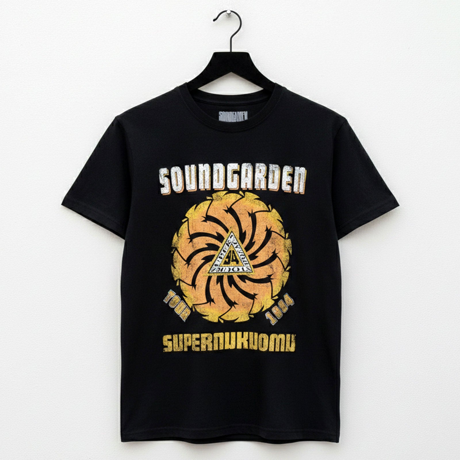 Soundgarden Unisex Premium Carbon T-Shirt: Superunknown Tour '94 (Black) (Back Print)