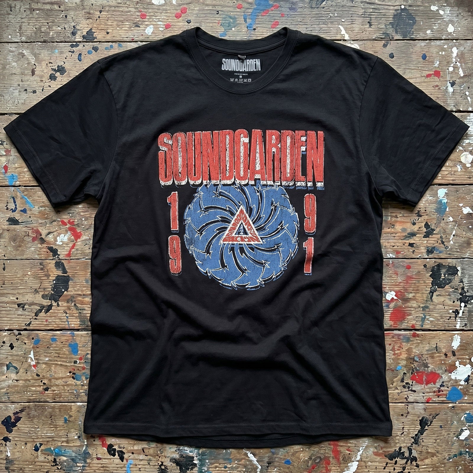 Soundgarden Unisex Premium Carbon T-Shirt: 1991 (Black)