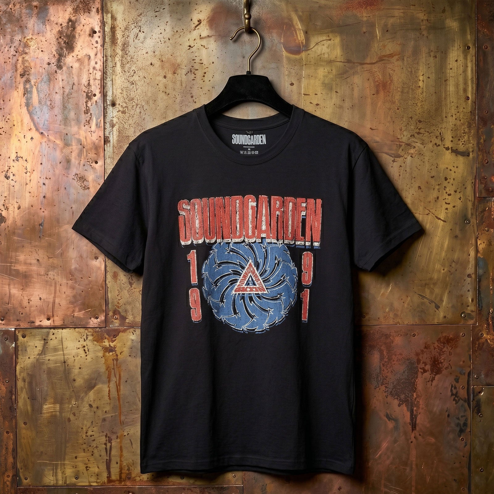 Soundgarden Unisex Premium Carbon T-Shirt: 1991 (Black)