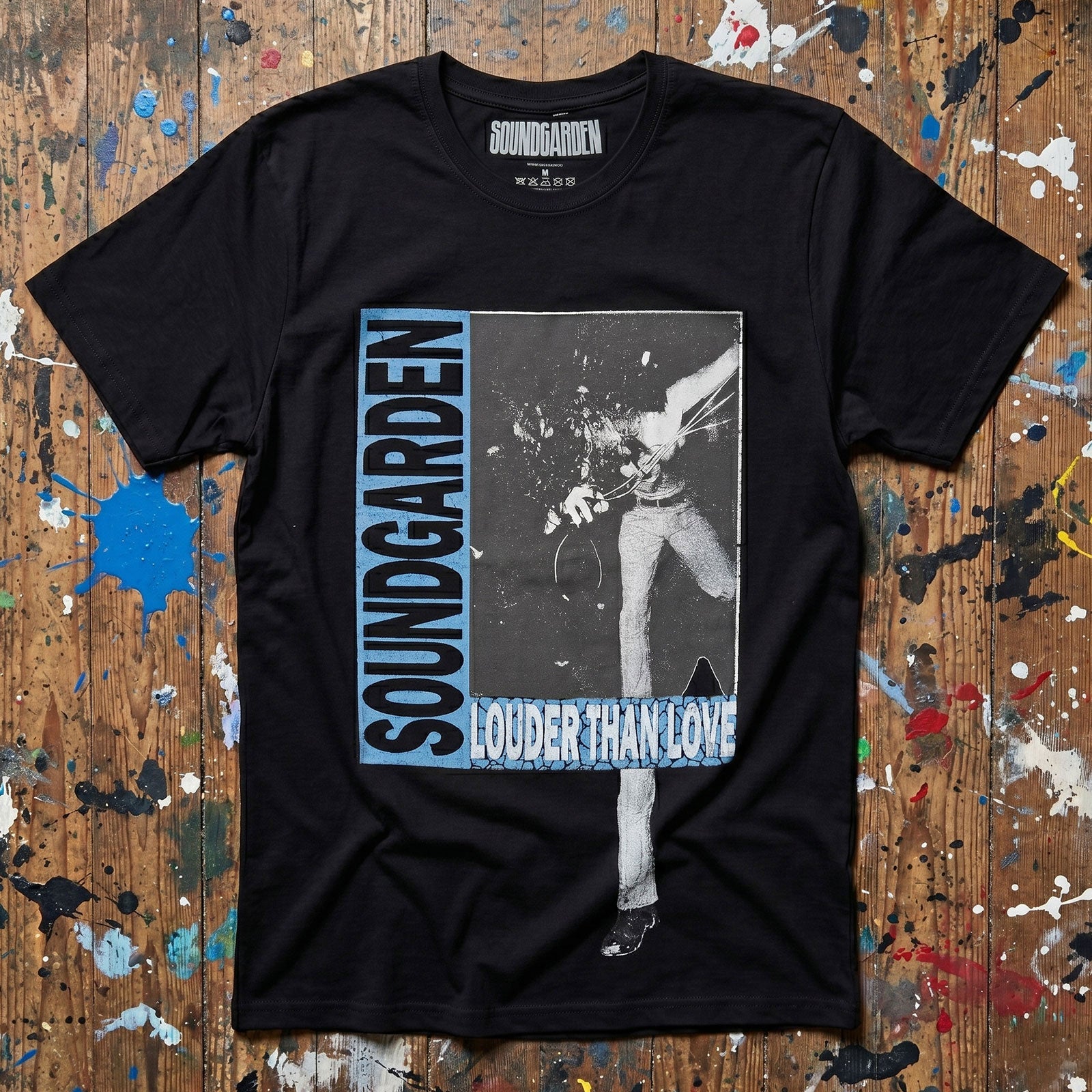 Soundgarden Unisex Premium Carbon T-Shirt: Louder Than Love (Black)
