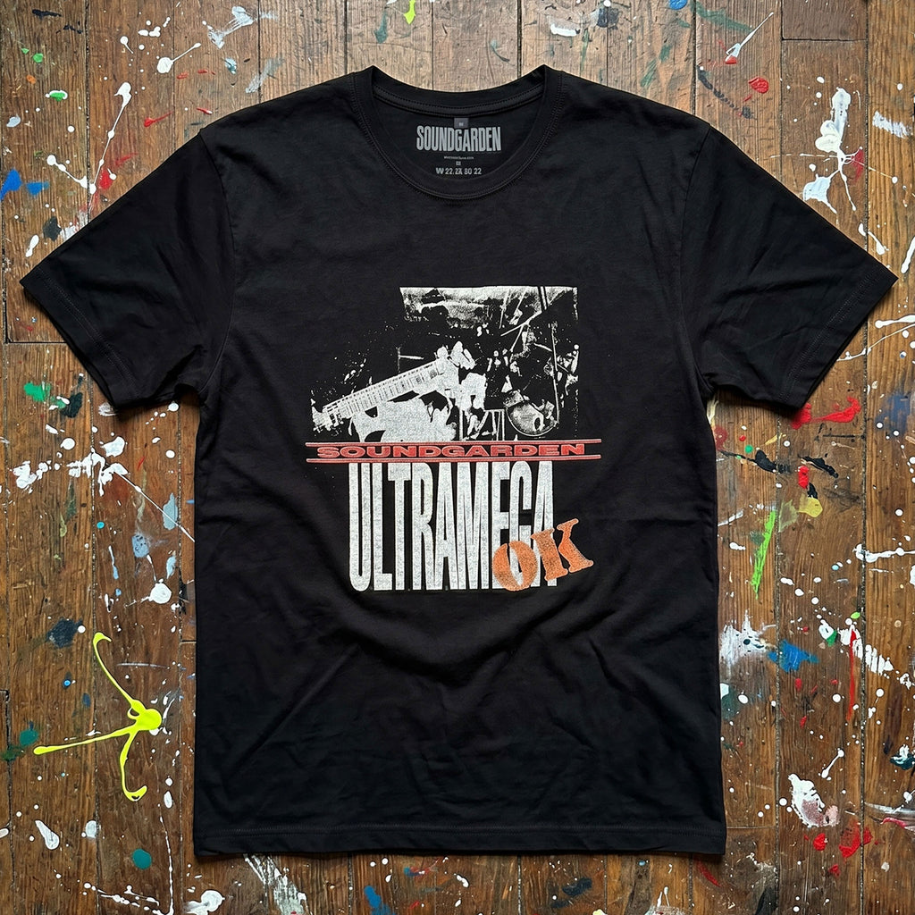 Soundgarden Unisex Premium Carbon T-Shirt: Ultramega OK (Black)