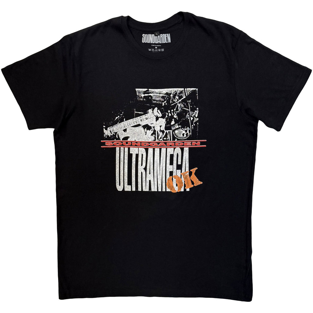 Soundgarden Unisex Premium Carbon T-Shirt: Ultramega OK (Black)