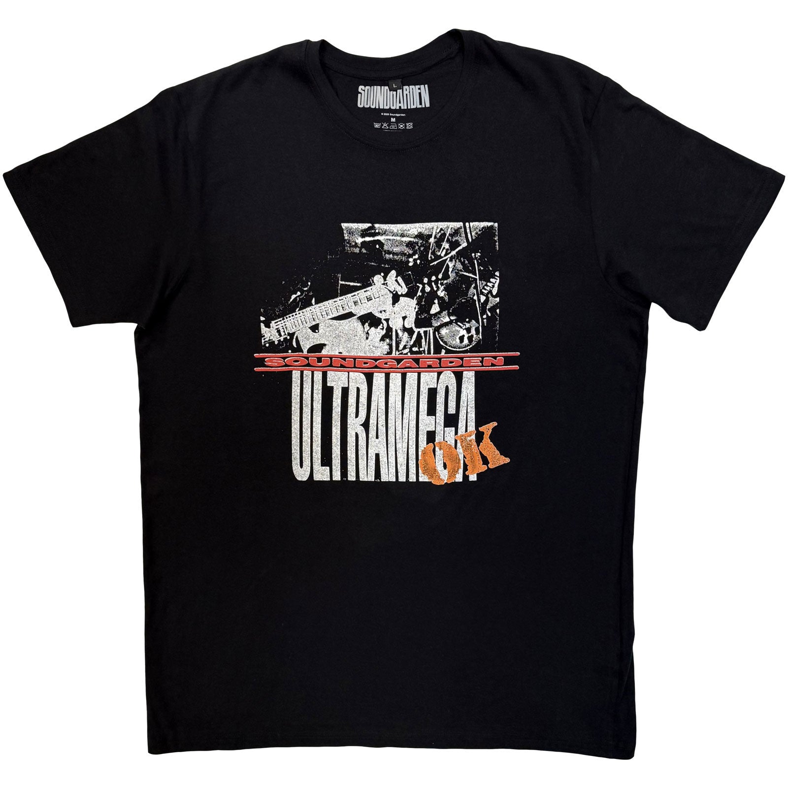 Soundgarden Unisex Premium Carbon T-Shirt: Ultramega OK (Black)