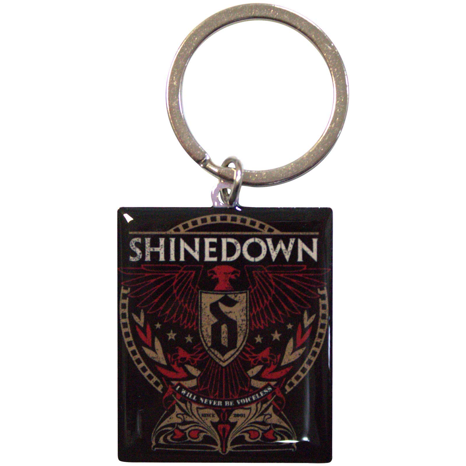 Shinedown Keychain: I Will Never Be Voiceless