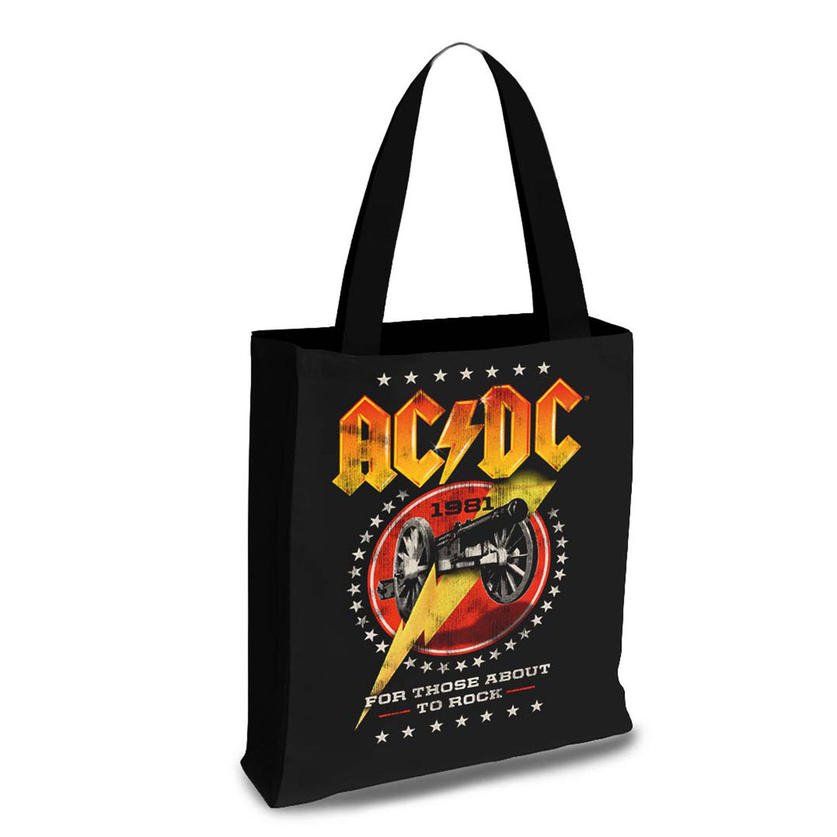AC/DC Shopper Tote Bag: For Those About To Rock (Multicolour)