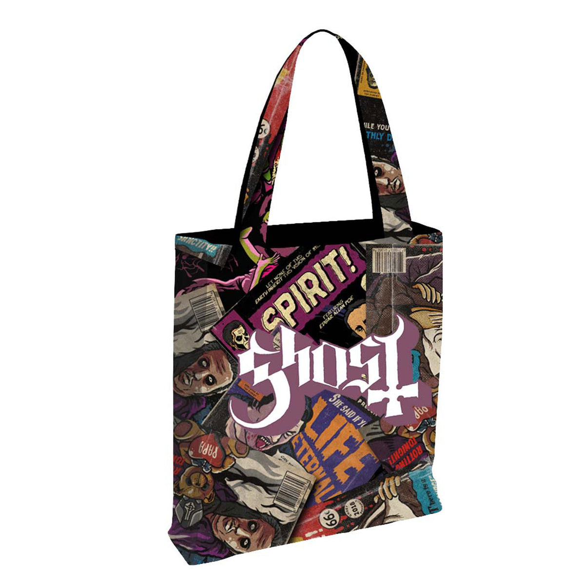 Ghost Shopper Tote Bag: Magazines (Multicolour)