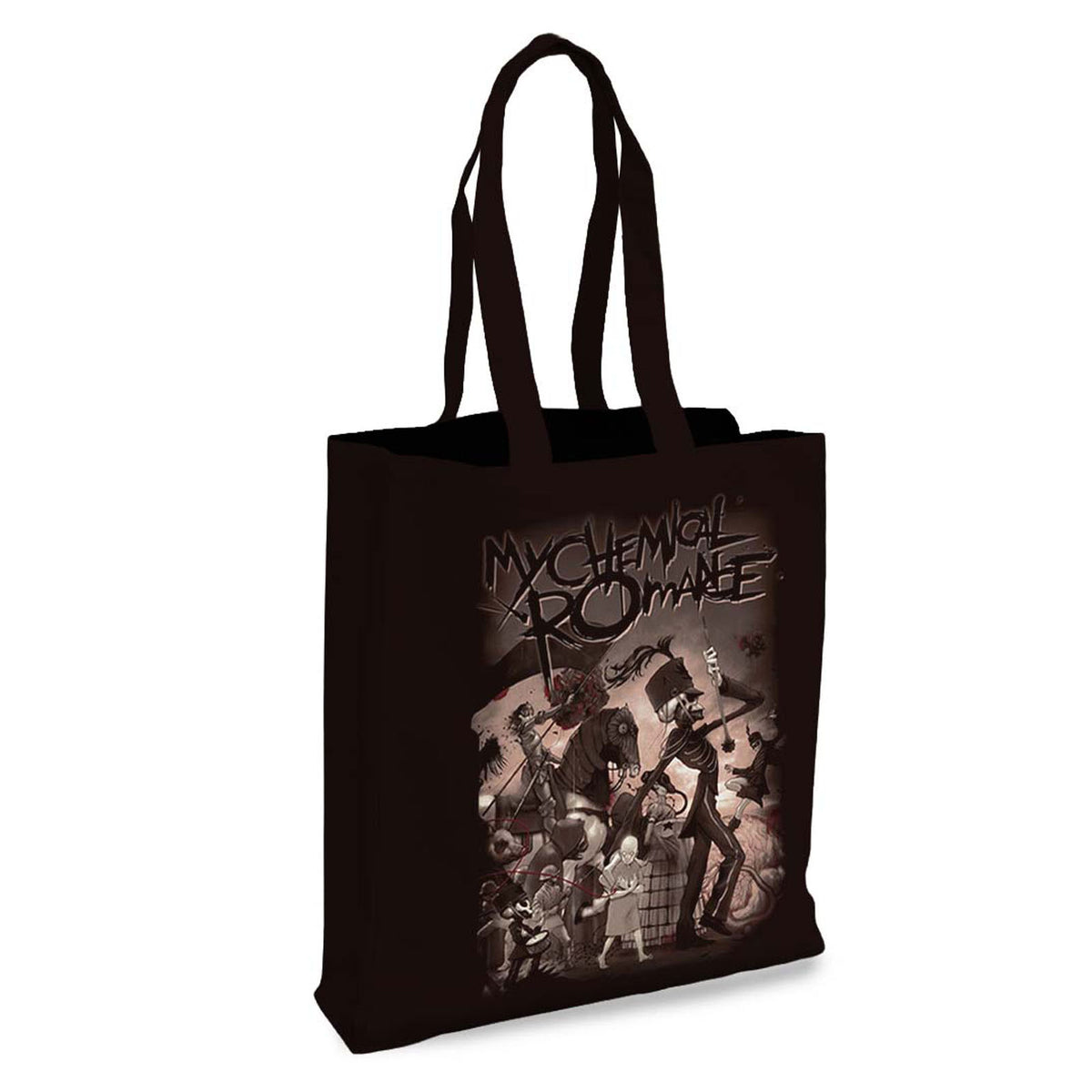 My Chemical Romance Shopper Tote Bag: Black Parade Black (Multicolour)