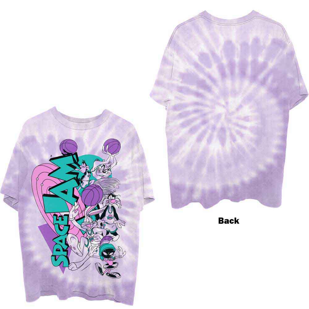 Space Jam Unisex T-Shirt: Retro Squad (Pink) (Wash Collection)