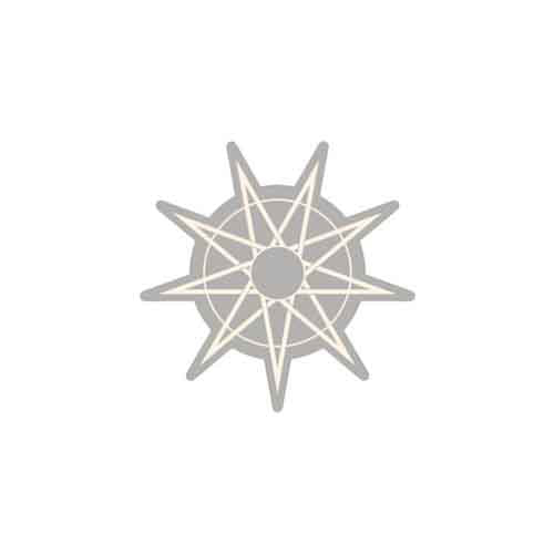 Slipknot Unisex T-Shirt: Logo & Star Applique (Black) (Embellished)
