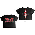 Slipknot Ladies Crop Top: Don't Ever Judge Me (Black) (Back Print)