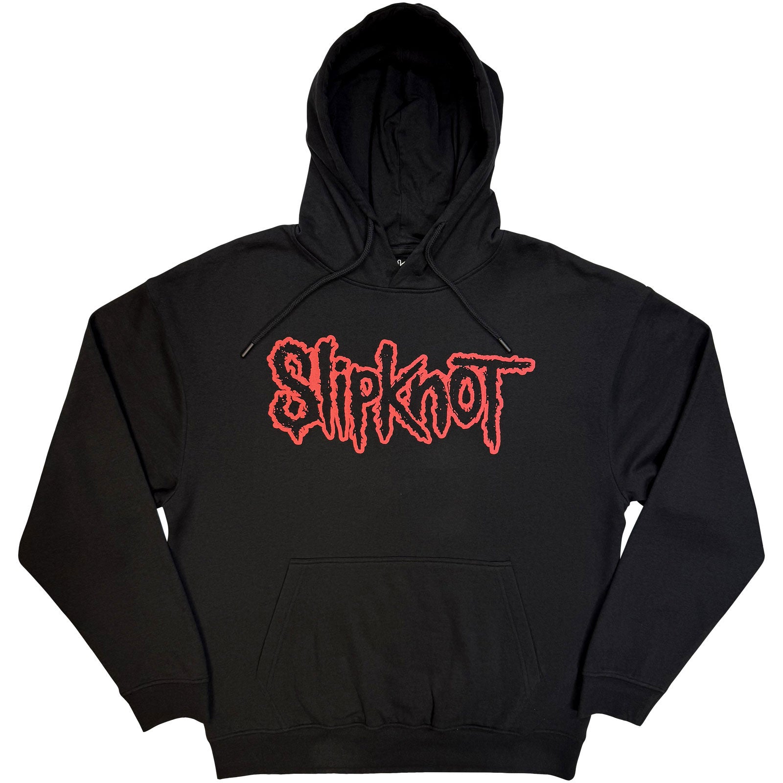 Slipknot Unisex Pullover Hoodie: Logo (Black) (Back Print)