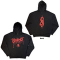 Slipknot Unisex Pullover Hoodie: Splatter (Black) (Back Print)