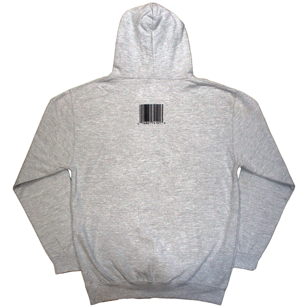 Slipknot Unisex Pullover Hoodie: Self-Titled (Grey) (Back Print)