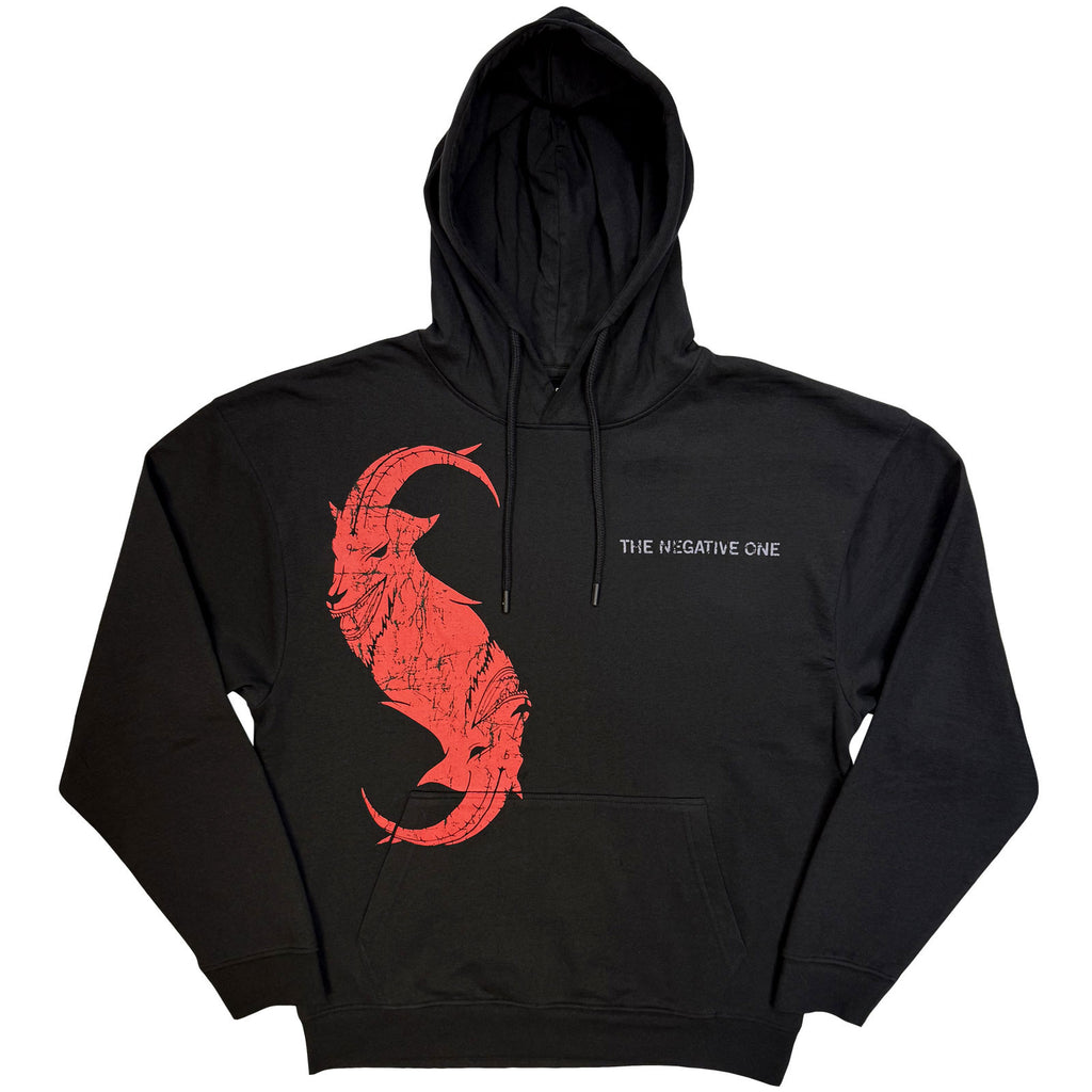 Slipknot Unisex Pullover Hoodie: Goat-S (Black) (Back Print)