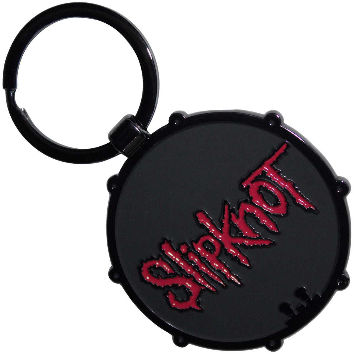 Slipknot Keychain: Red Logo/Nonogram (Double Sided)