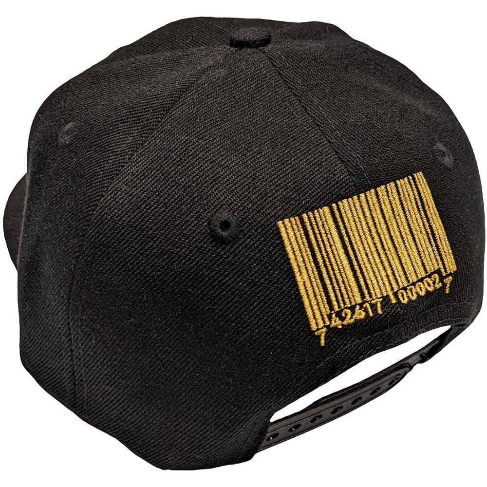 Slipknot Unisex Snapback Cap: Barcode (Black) (Back Print)