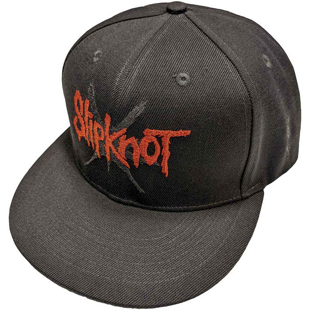 Slipknot Unisex Snapback Cap: 9 Point Star (Charcoal Grey) (Side Print)