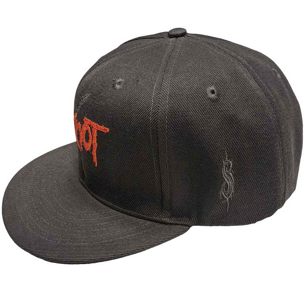 Slipknot Unisex Snapback Cap: 9 Point Star (Charcoal Grey) (Side Print)