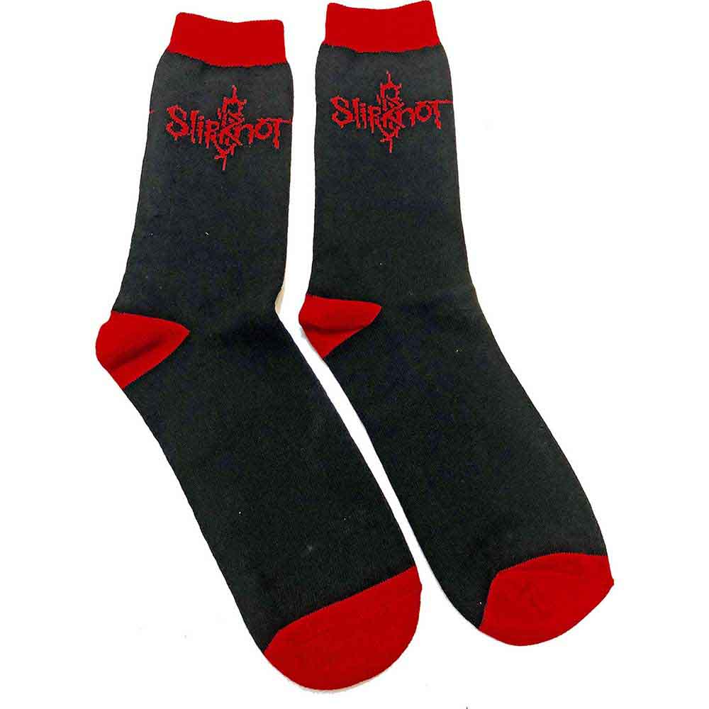 Slipknot Unisex Ankle Socks: Logo (Black) (UK Size 7 - 11)