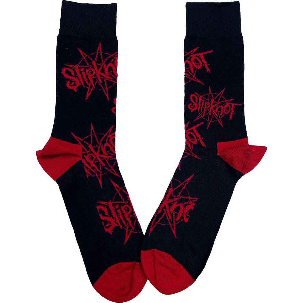 Slipknot Unisex Ankle Socks: Logo & Nomogram (Black) (UK Size 4 - 7)