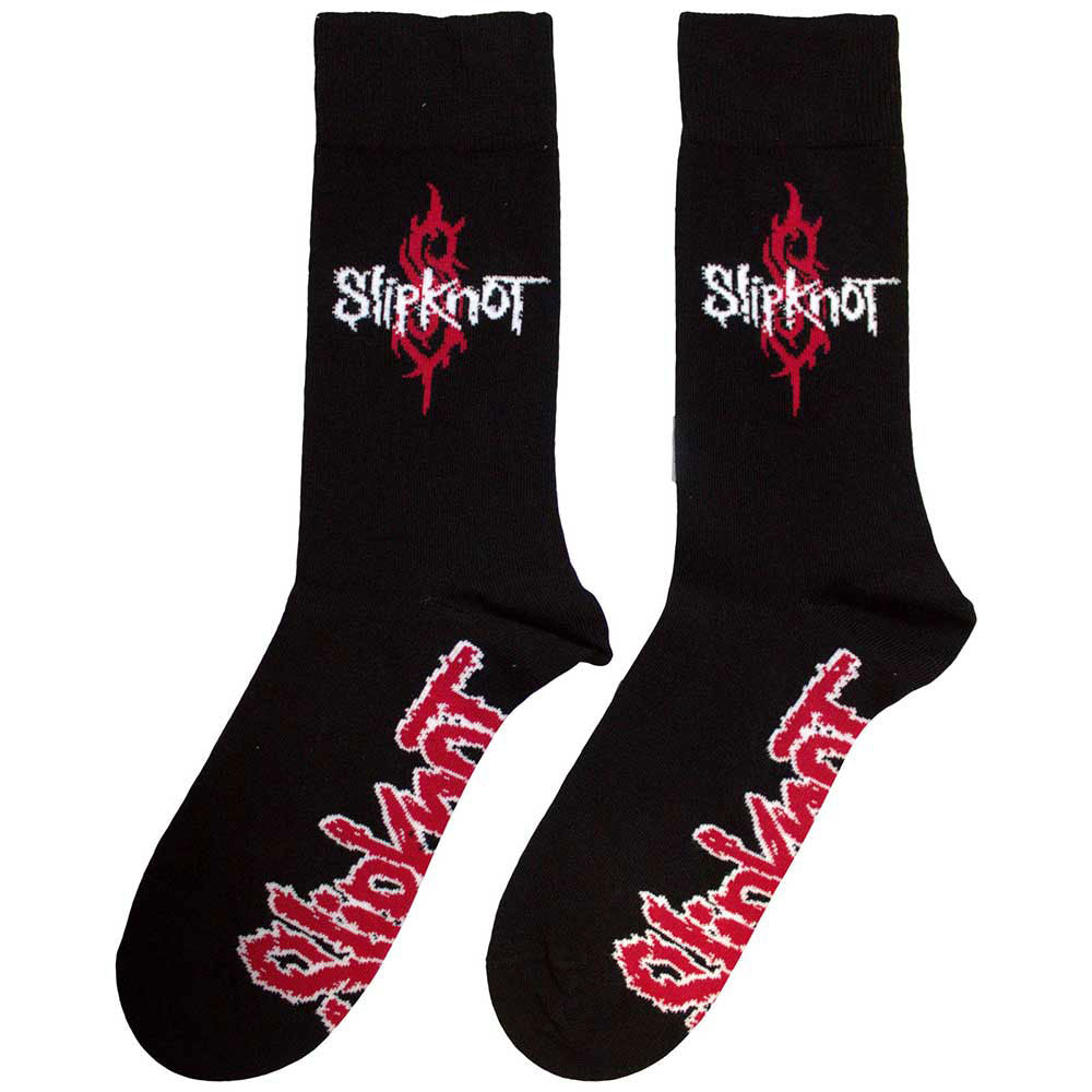 Slipknot Unisex Ankle Socks: Tour '22 (Black) (UK Size 4 - 7)