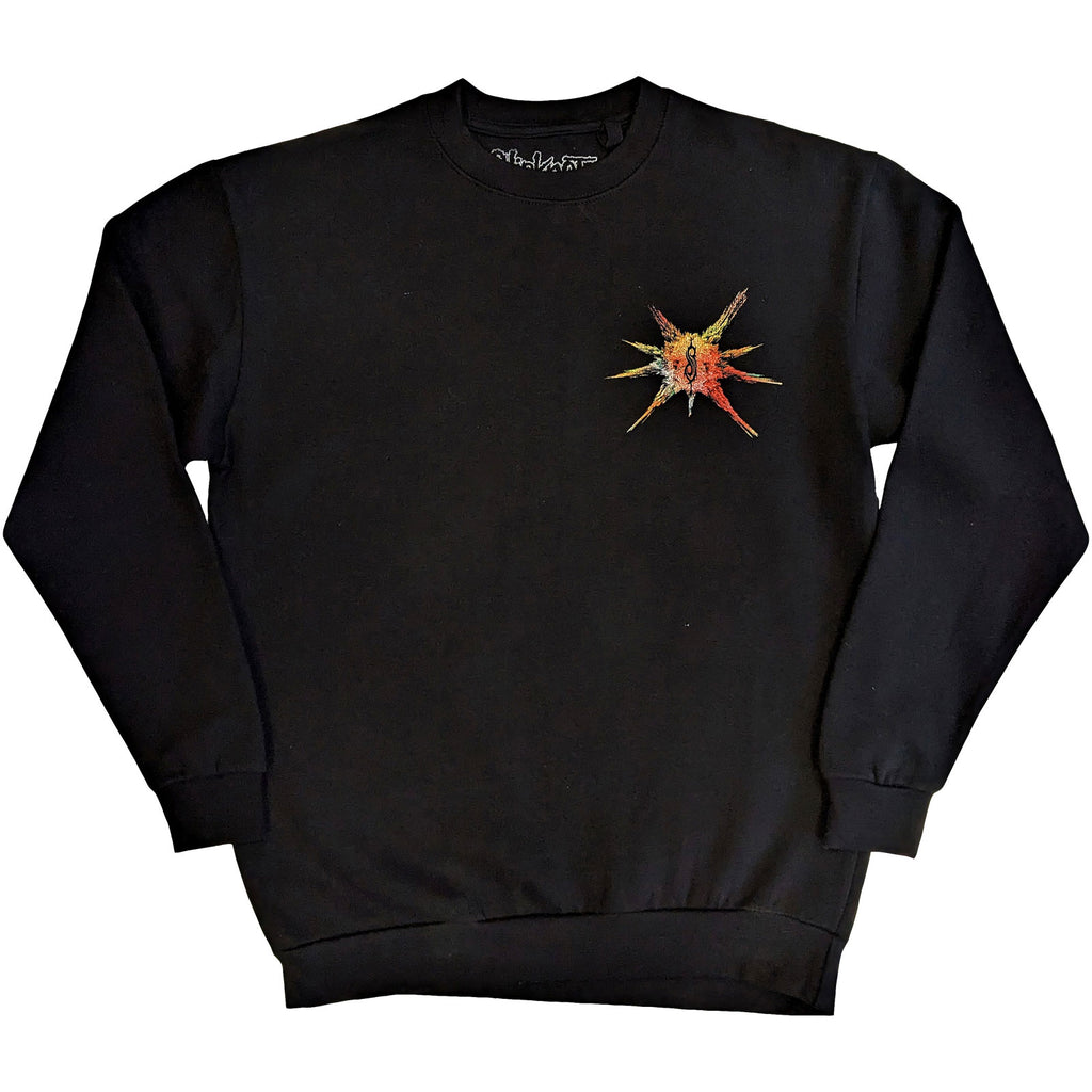 Slipknot Unisex Sweatshirt: The End, So Far Band Figures (Black) (Back Print)