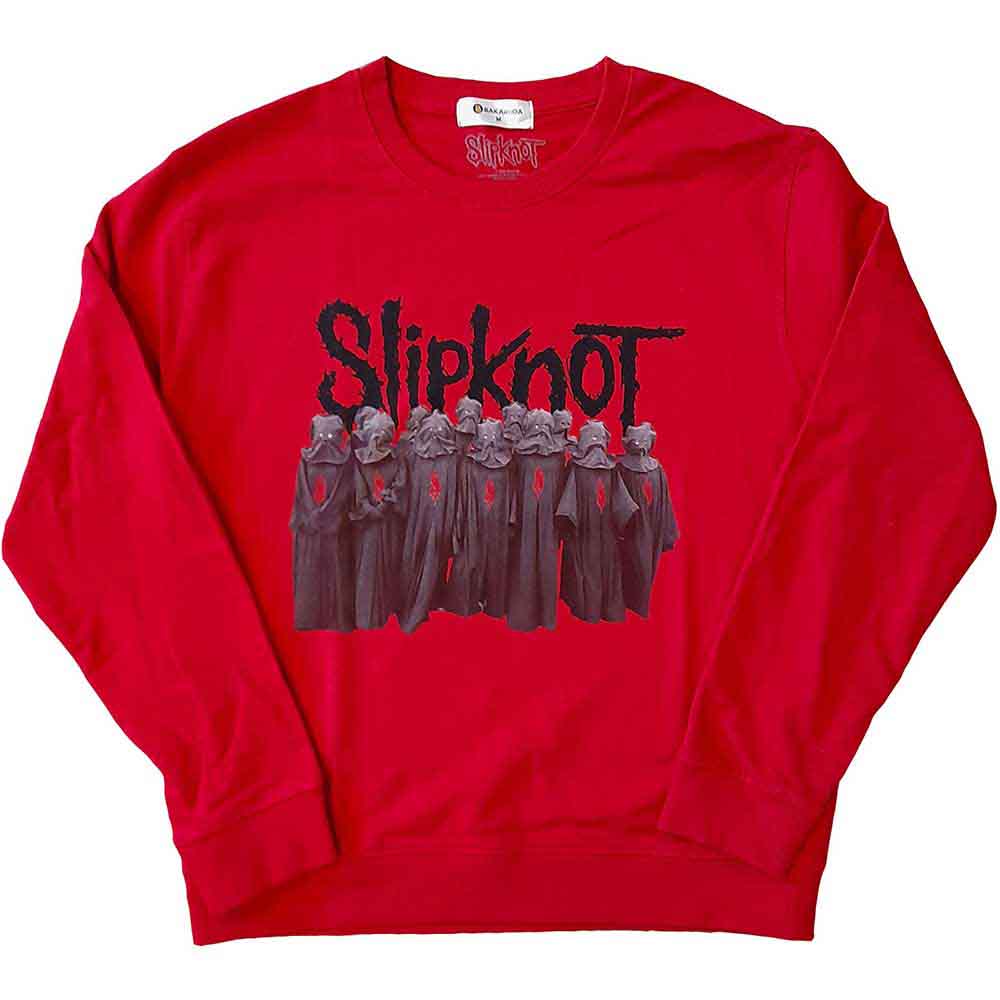Slipknot Unisex Sweatshirt: Choir (Red) (Back Print)
