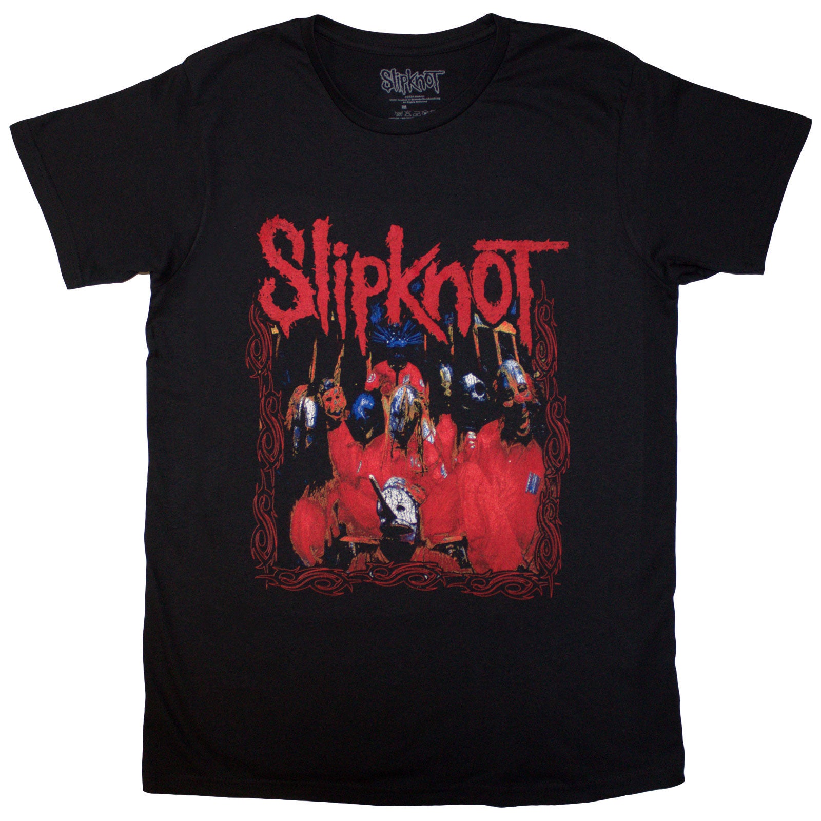 Slipknot Unisex T-Shirt: Band Frame (Black)