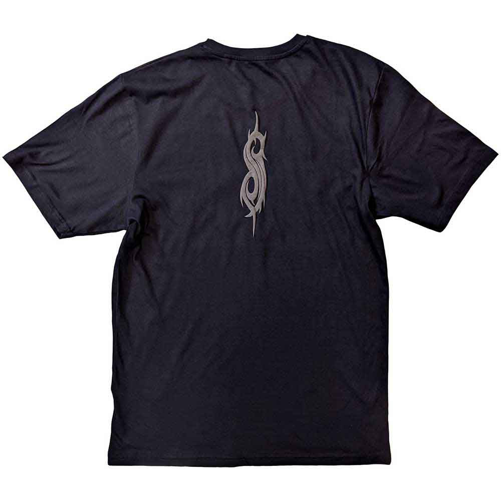 Slipknot Unisex T-Shirt: Logo (Black) (Back Print & Hi-Build)