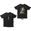 Slipknot Unisex T-Shirt: Skeleton & Pentagram (Black) (Back Print)