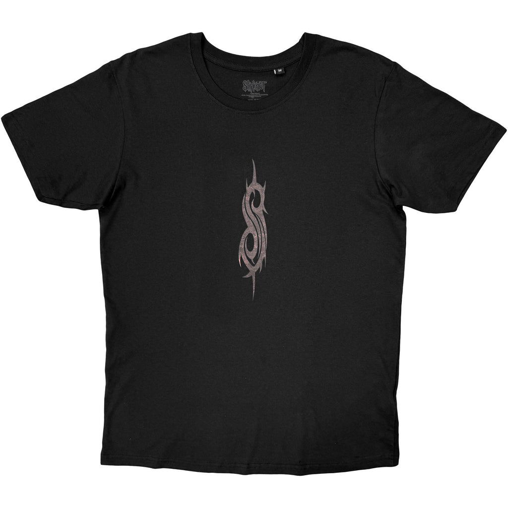 Slipknot Unisex T-Shirt: Skeleton & Pentagram (Black) (Back Print)