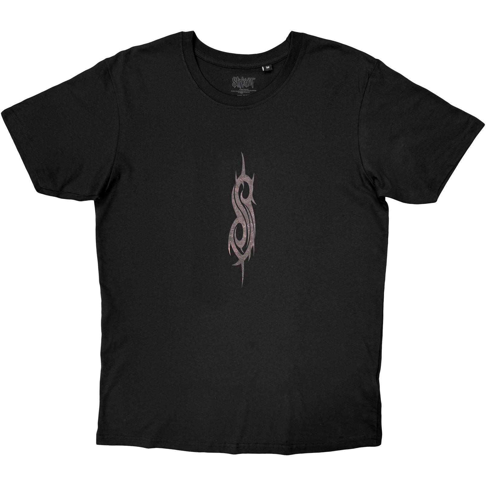 Slipknot Unisex T-Shirt: Skeleton & Pentagram (Black) (Back Print)