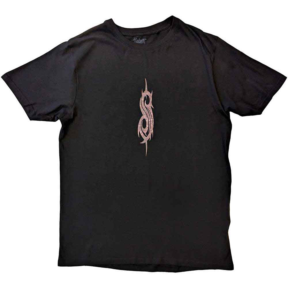 Slipknot Unisex T-Shirt: Skeleton & Pentagram (Black) (Back Print)